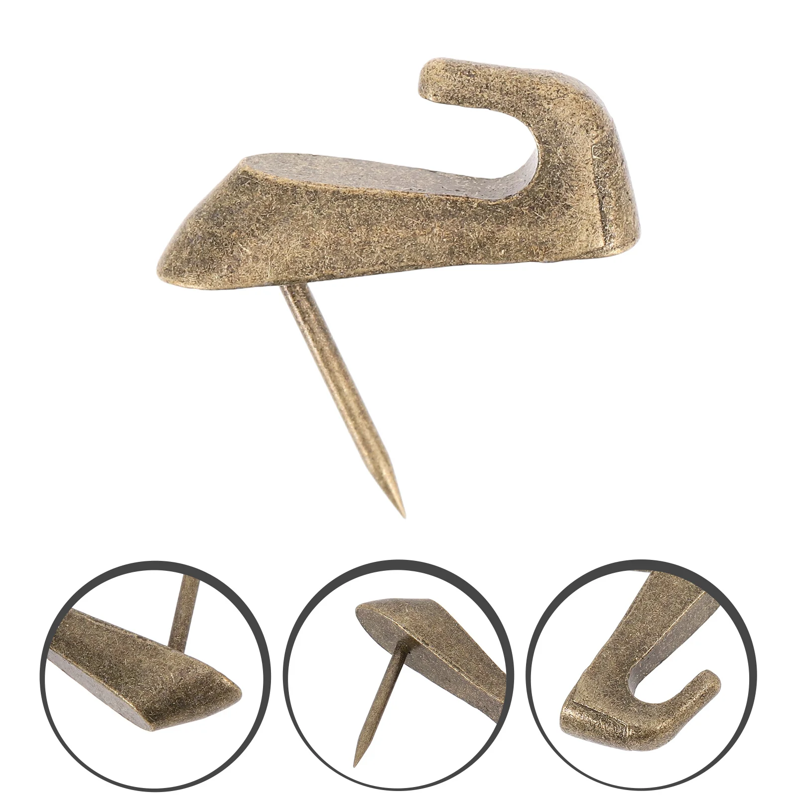 

20Pcs Decorative Push Pin Hooks Multi-Function Thumbtacks for Maps Photos Bulletin Boards Office School Heavy Duty Tacks Wall