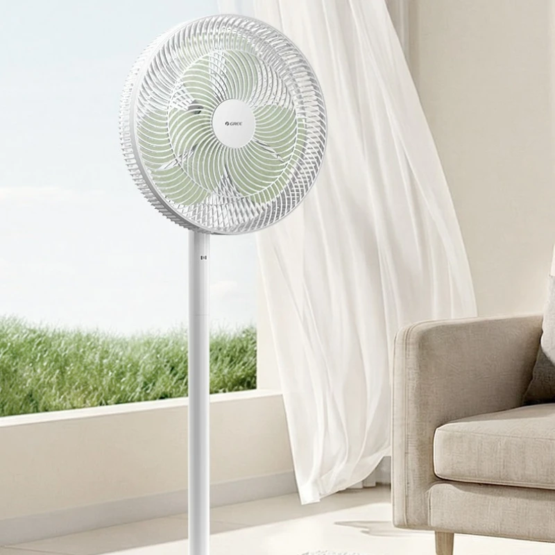 2026 New Household Pedestal Fan Large Airflow Energy Saving Pure Copper Motor Fan for Dorm