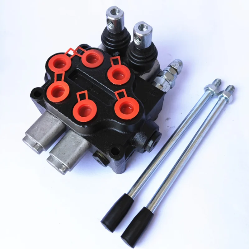 Válvula multidirecional hidráulica, válvula de reversão, cilindro mecânico, distribuidor de motor ZD-L102, controle de distribuidor de válvula multidirecional