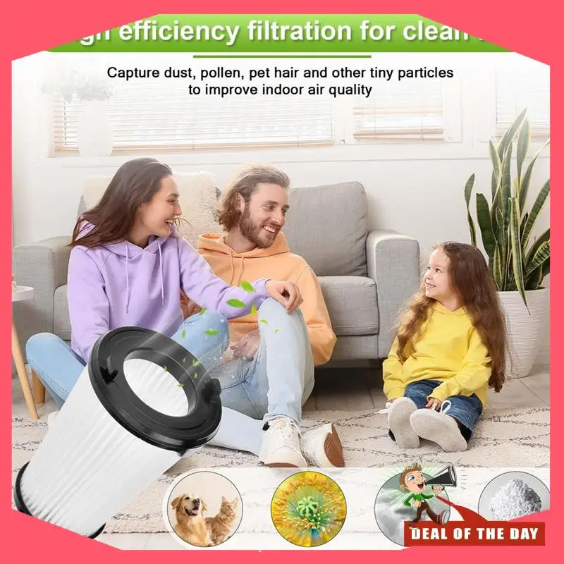 

24-Hour Delivery Fit For Electrolux Ergorapido Stick Vacuum Cleaner Replacement VAF-1 Filter 6-Pack EHVS2510AW VS3510AR,Part# EL