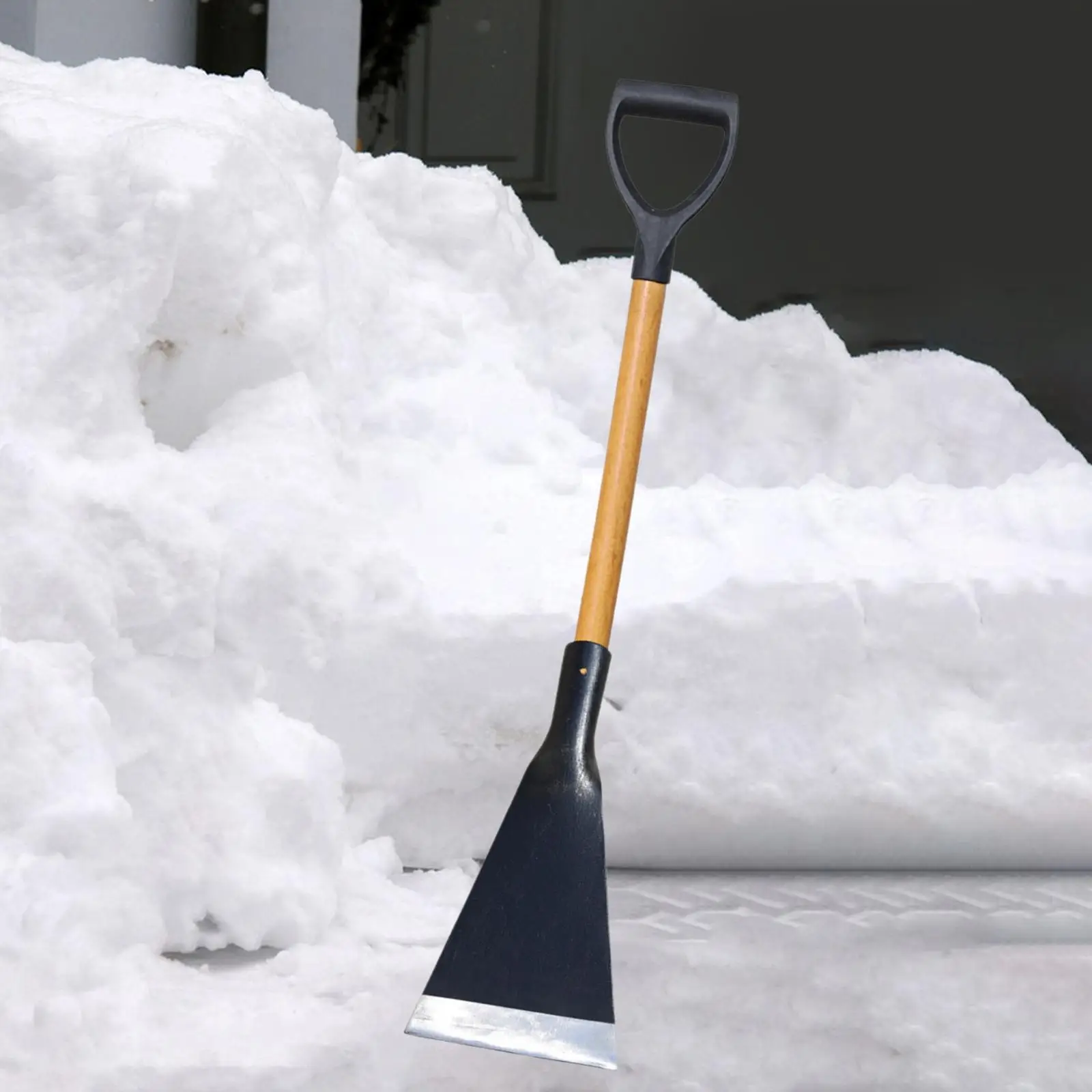 Ice Scrap Tool Garden Cleaning Scrap Tool Lawn Edge Weeding Tool Heavy Duty Snow Spade for Farms Paths Garages Steps