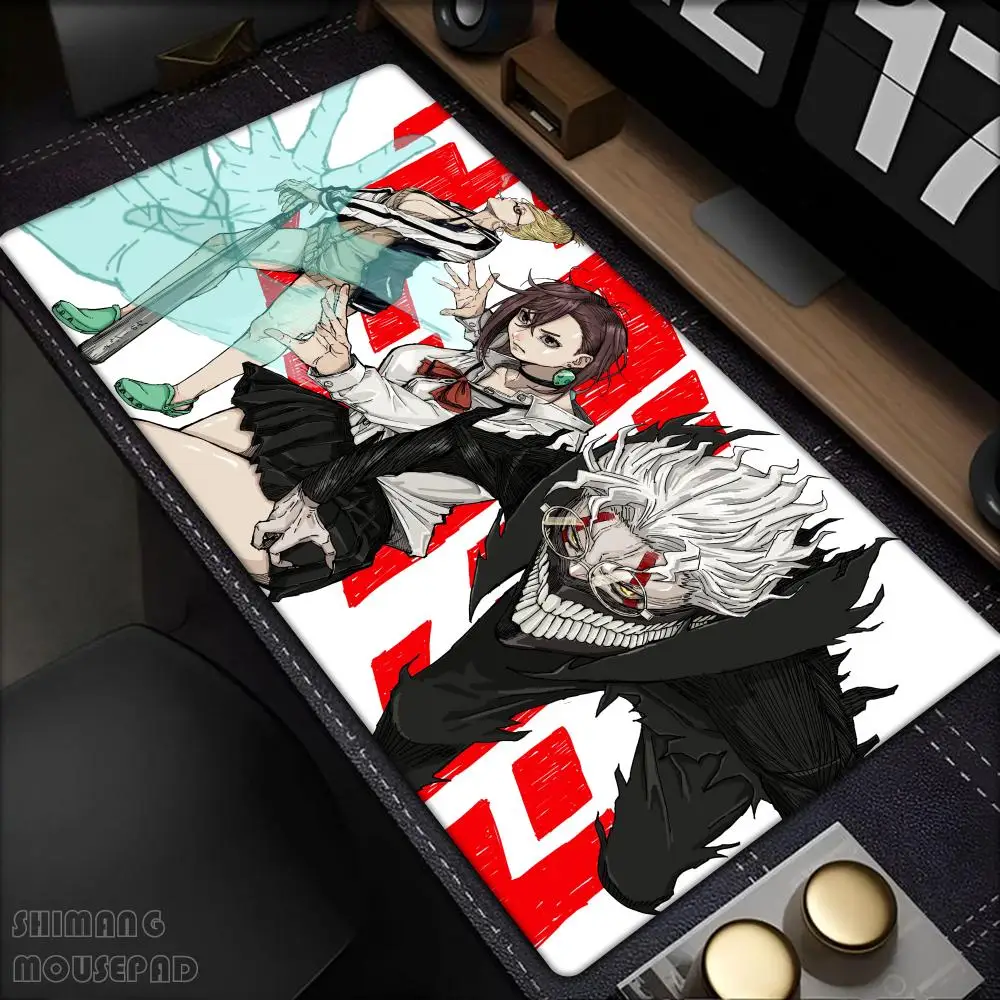

Mouse Pad XXL Anime Dandadan Extended Desk Mat Laptop Ayase Momo Takakura Ken Seiko Mousepad PC Gaming Accessories Keyboard Rug