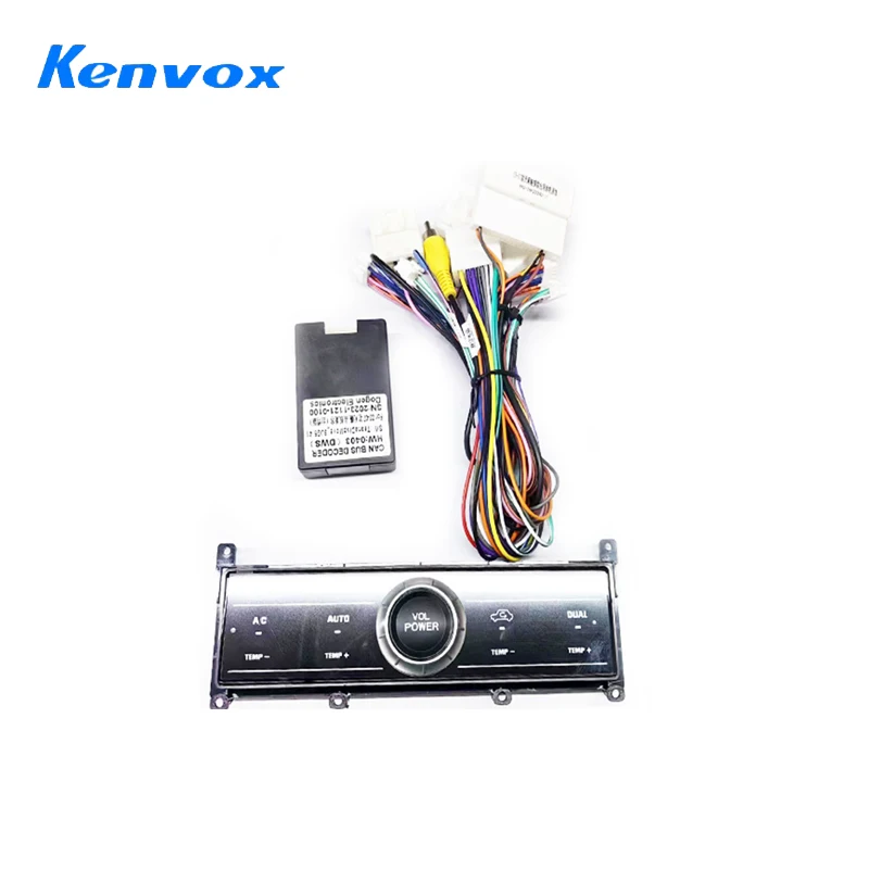 9inch Android car audio radio fascia frame for Nissan Teana 2003-2007 2Din Stereo DVD Dash mount kit panel wire cable adapter