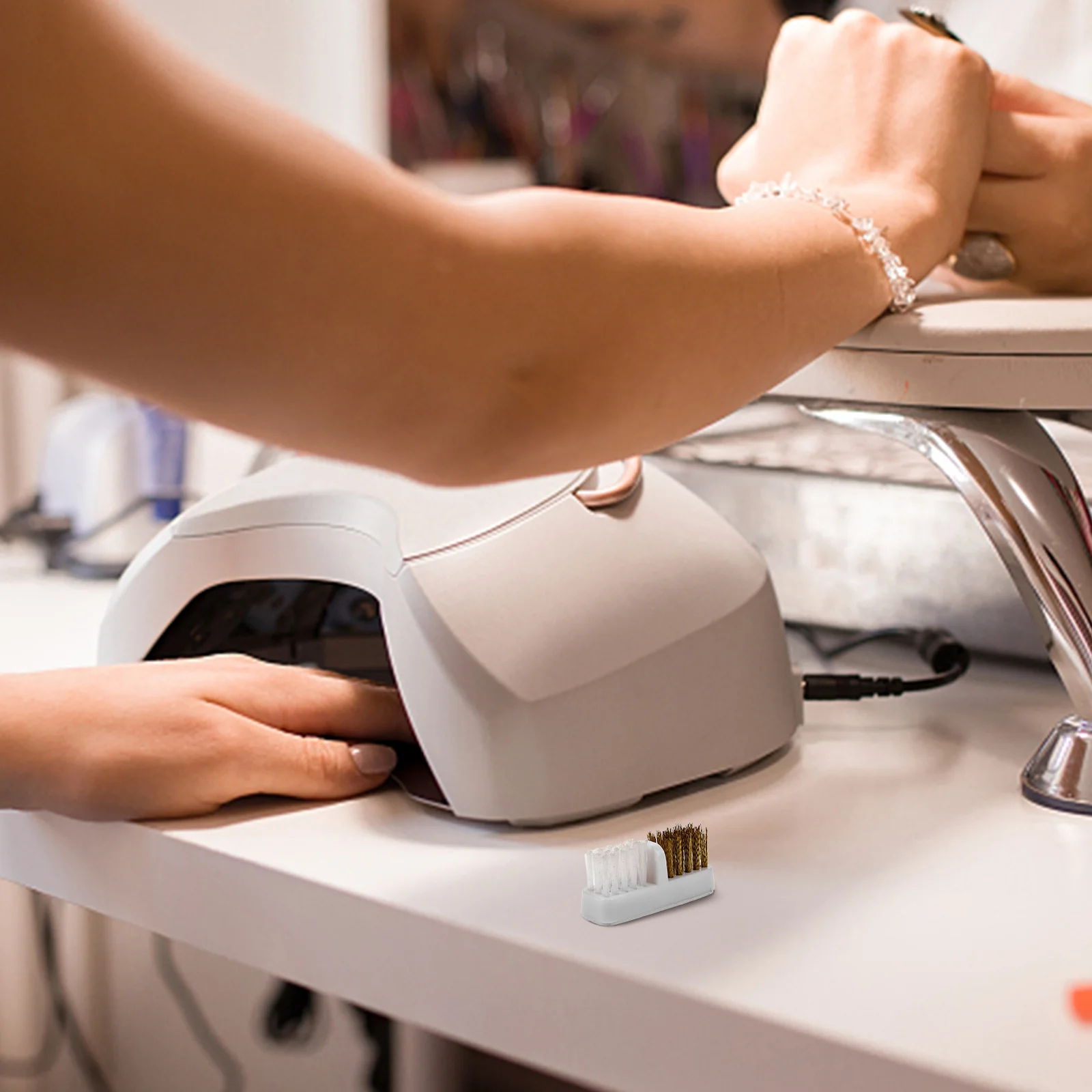 

Drill Bit Cleaning Brush Copper Wire Brush For Tool Maintenance Multi-Functional Nail Art Cleaner Manicure Tool Nail Salon