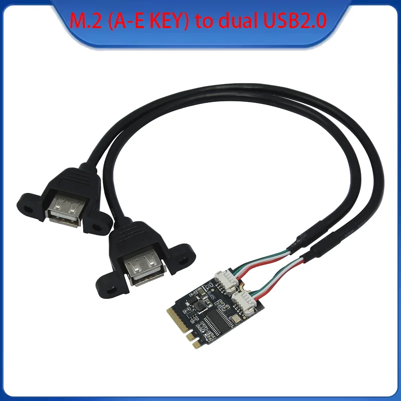 

1 шт., 30 см, 3,3 В, M.2 A-E KEY 2230 на двойной USB2.0 с адаптером ушного кабеля, частота 480 Мбит/с, поддержка WinxP/2003/VISTA/2008/7/8/10/1132