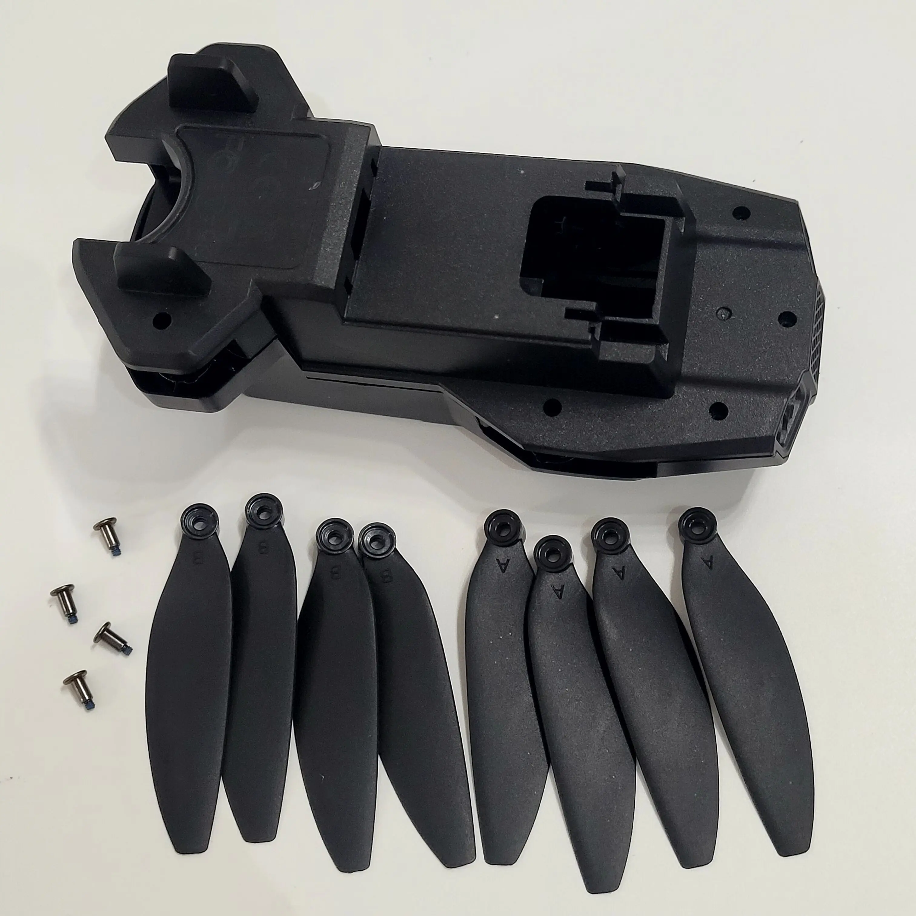 F198 RC Drone Brushless Quadcopter Spare Part F98 Body Shell Propeller Maple Leaf Blade Part Accessory Kit