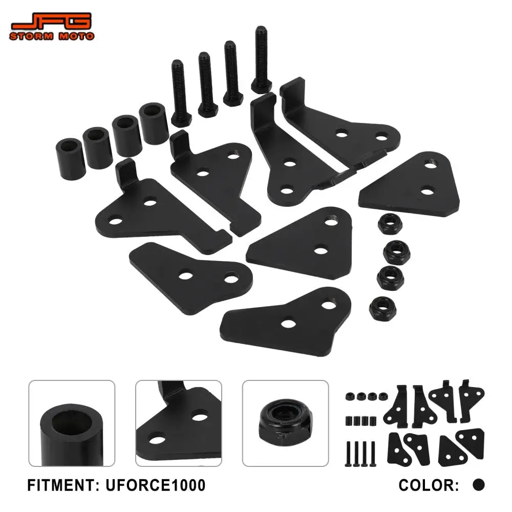 

Для UFORCE 1000 1000XL подъемный комплект, кронштейн, подъемник, 2-дюймовое колесо мотоцикла, увеличивающая высоту скоба, удлинители, детали для электрического велосипеда, электровелосипеда