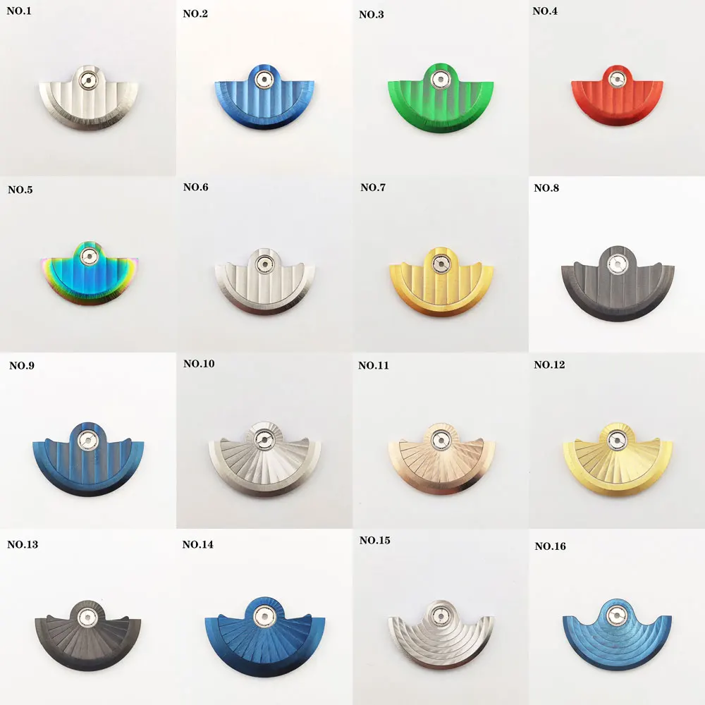 Ротор механизма часов, материал из нержавеющей стали 316l, подходит для NH34 NH35 NH36 NH38 NH70 NH72, аксессуары для часов с механизмом