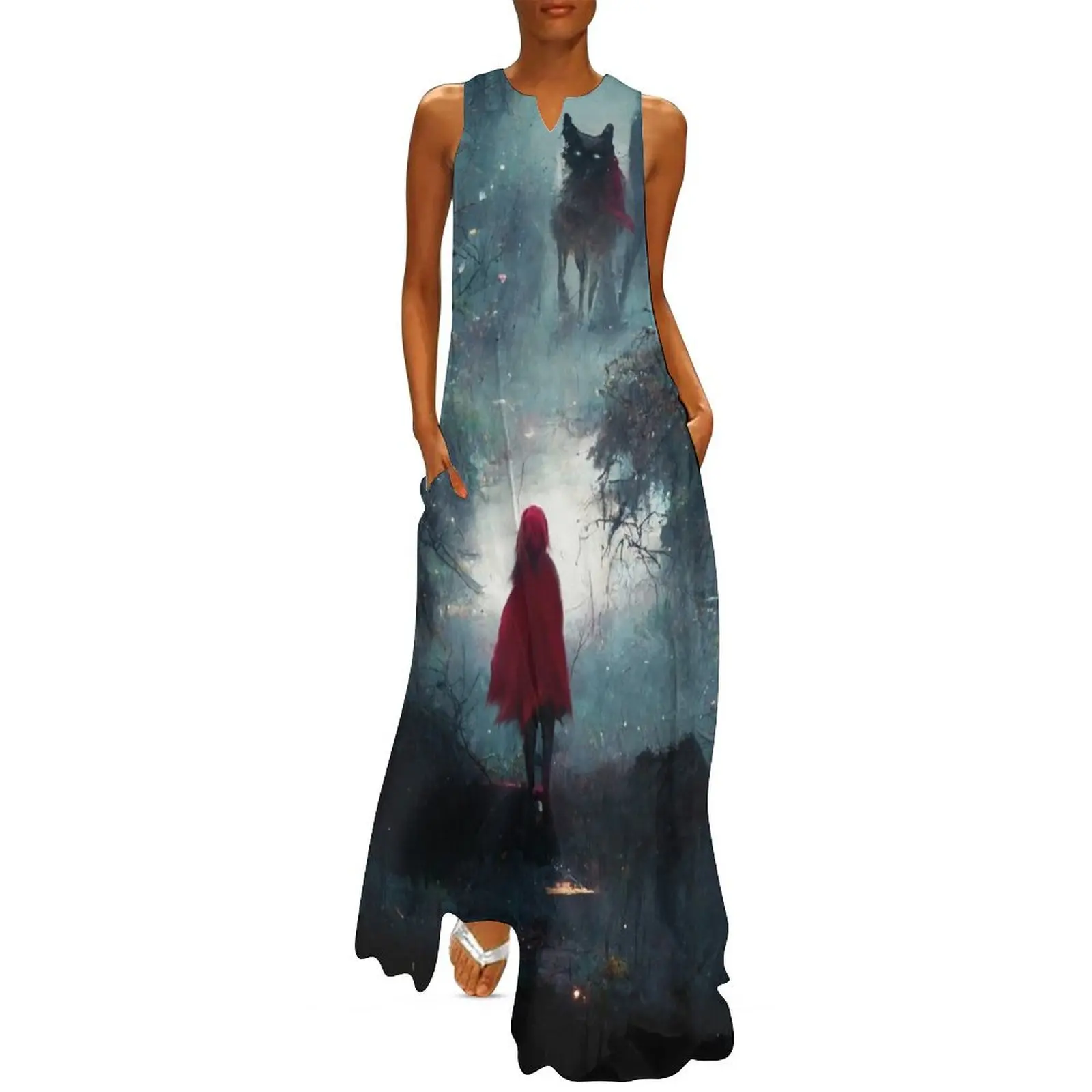 

Little Red Riding Hood Long Dress dresses for women summer women"s suit Women"s summer dresses women"s clothing trend 2024