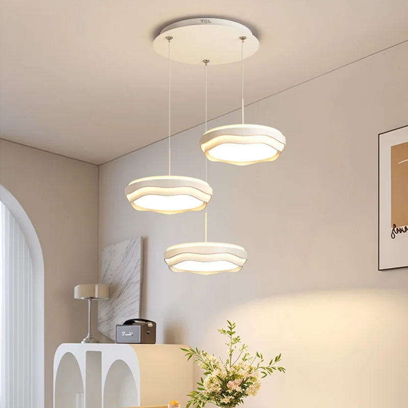 

Restaurant chandelier three new modern simple cream wind bar living room chandelier