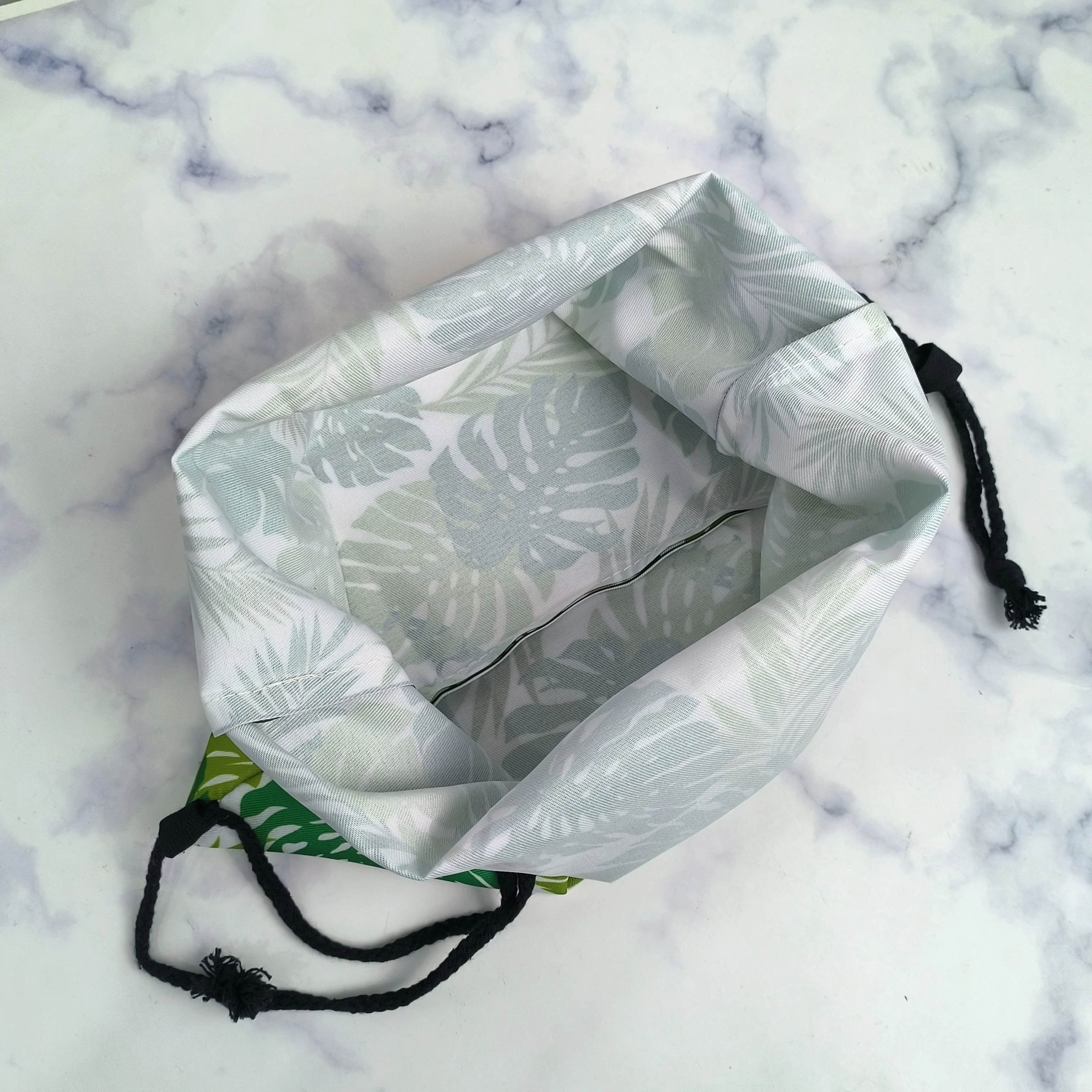 1pc Custom Picture Leisure Drawstring Bag Backpack Outdoor Storage Bags Travel Utility Pocket Durable Pouch Christmas Gift