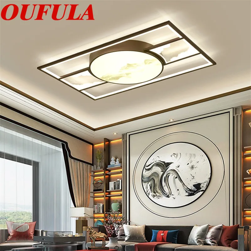 

SOFEINA Modern Ultra-Thin Ceiling Lights Contemporary Home Suitable For Living Room Dining Room Bedroom