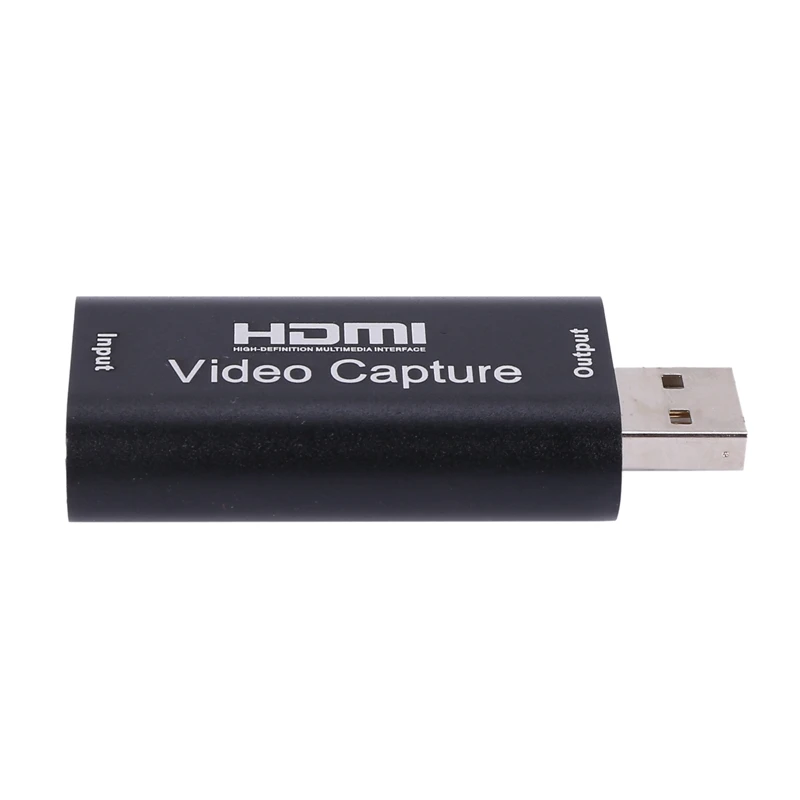 2 tarjetas de captura de Audio y vídeo a USB 2,0, 1080P, 4K, grabador a través de videocámara DSLR, Cámara de Acción