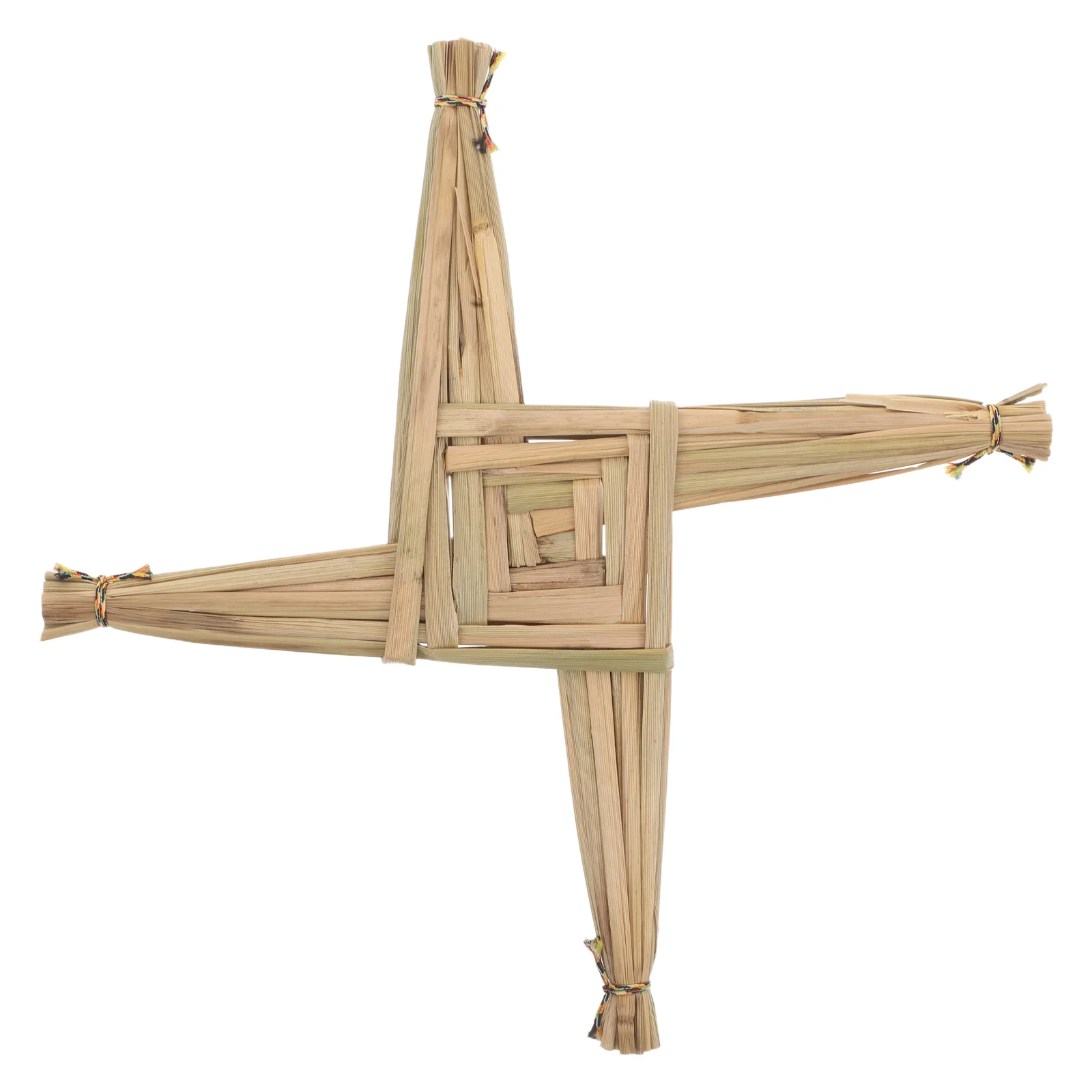 

Irish Straw Cross Handwoven Traditional Natural Straw Wall Hanging Decor For Home Church Altar Farmhouse Style Blessing