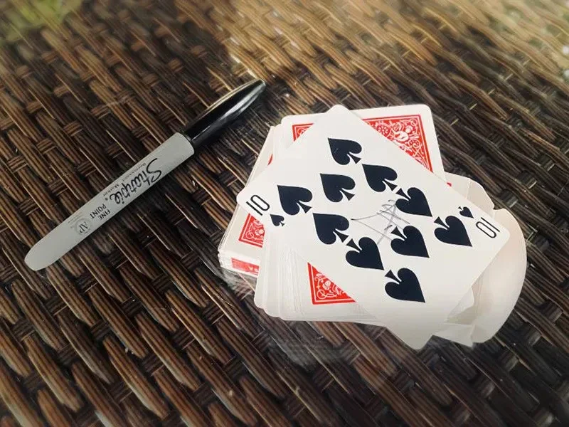 ジャンプサインカードマジックトリック、視覚的で見事なカードエフェクト、パーティーゲーム、マジシャン、ストリートマジア、クローズアップマジック、面白いデッキボックス