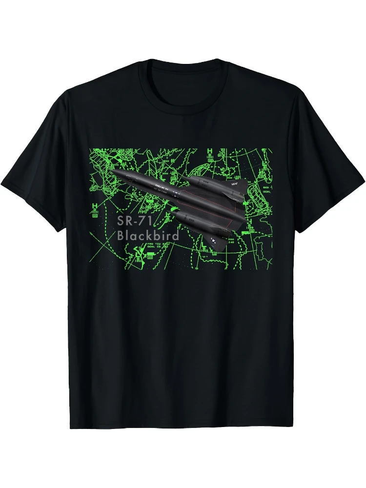 

SR-71 Airplane Shirt Blackbird Jetation Blackbird pattern - 100% cotton summer short sleeve O-neck printed T-shirt.