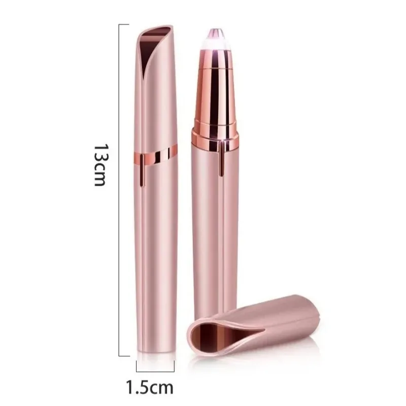 眉毛トリマー顔用シェーバーポータブル眉毛脱毛安全眉毛カット女性用メイクツール顔の毛抜き器