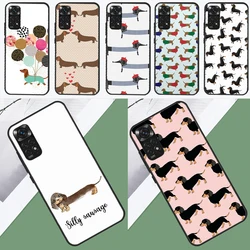 Dachshund Sausage Dog Case For Xiaomi Redmi Note 12 Pro Plus 8 9 10 11 Pro 8T 9S 10S 11S 12S 9C 10A 10C 12C Cover