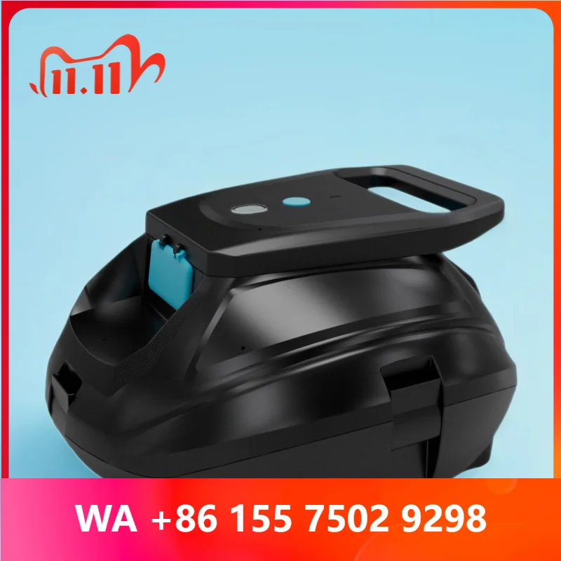 Wireless Pool Cleaning Robot Smart Underwater acuum Cleaner Automatic Pool acuum Leaf/Aae/Sand and Grael Remoal