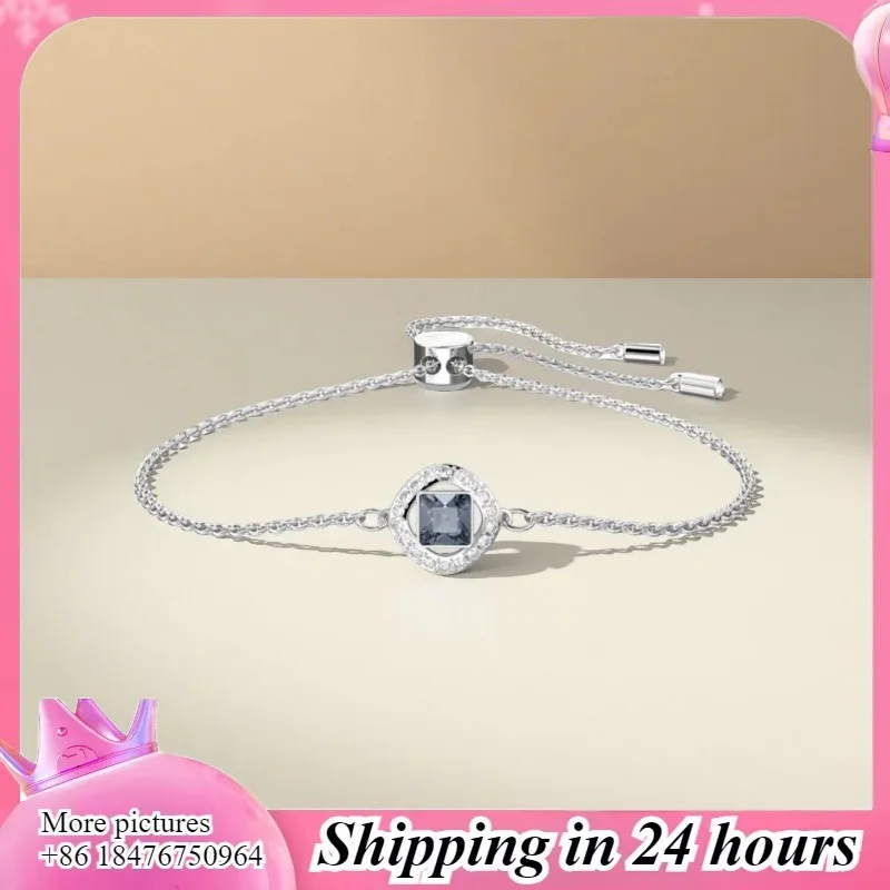 

Pulsera Ajustable 925 con Formas Cuadrada y Redonda – Propuesta para el Temperamento de Parejas, Fiesta de Moda de Parejas