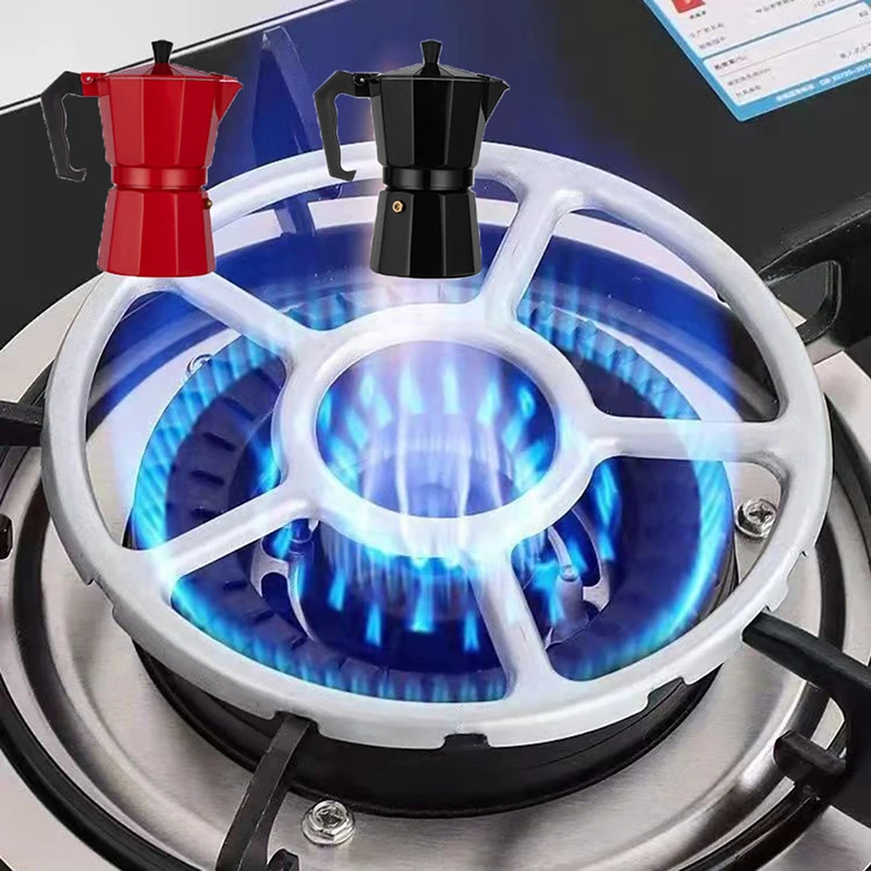 1Pcs Silver Color Galvanized Gas Stove Cooker Plate Coffee Moka Pot Stand Coffee Maker Shelf