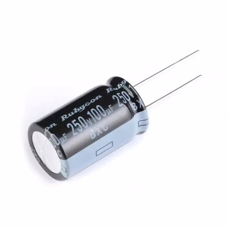 

10pcs Original 250V 100uF ±20% 250BXC100MEFC16X25 In-line Electrolytic Capacitors