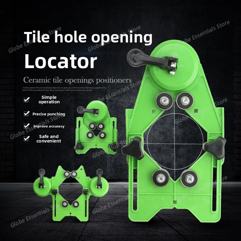 Glass Tile Opening Locator Suction Cup Marble Punch Drill Guide Diamond Drill Adjustable Guide Hole Locator
