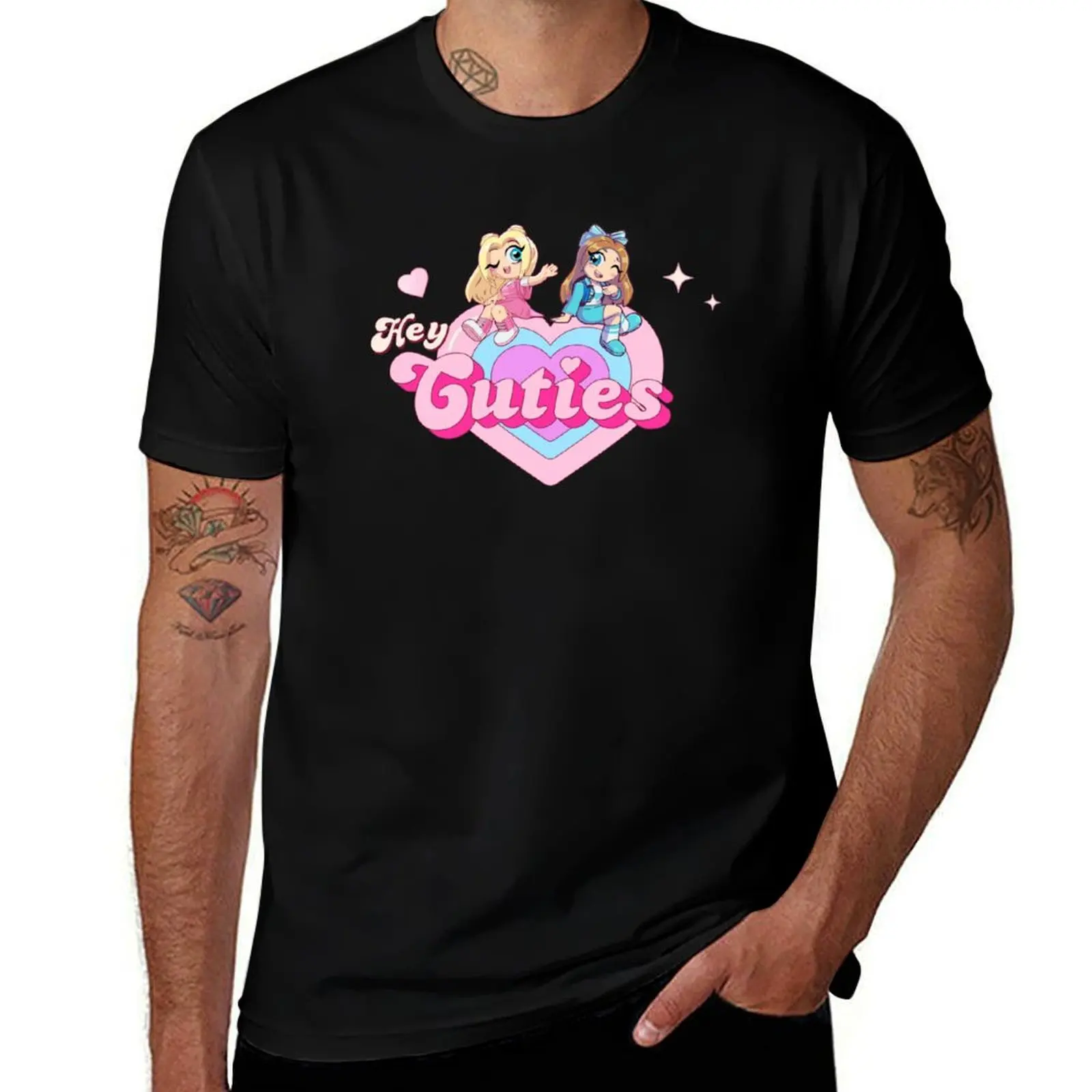 Mackenzie Turner Hey Cuties T-Shirt Big Size Short Sleeve Casual Top T-Shirt