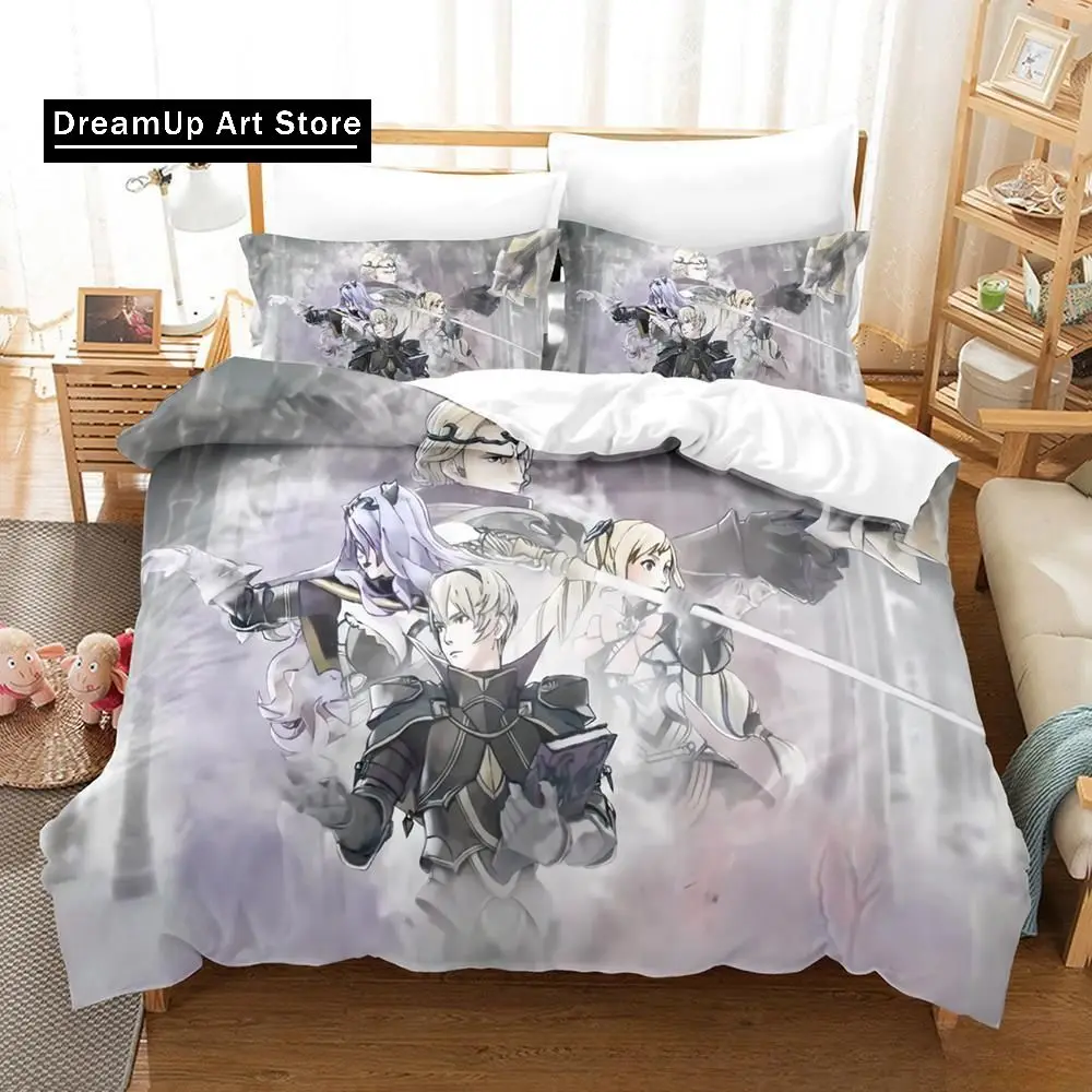 Game Fire Emblem Engage Bedding Set Duvet Cover Comforter Bed Set Quilt Cover Pillowcase King Queen Twin Size Boys Girls Adult