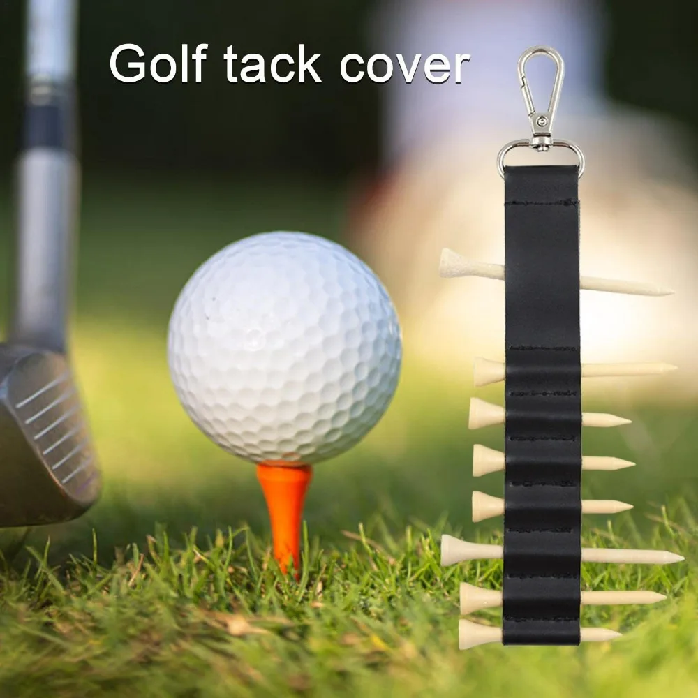 

1PC Outdoor Portable Golf Ball Spike Storage Sleeve Waist Mounted golf Ball Holder Storage Bag Ball Support Foot Holster