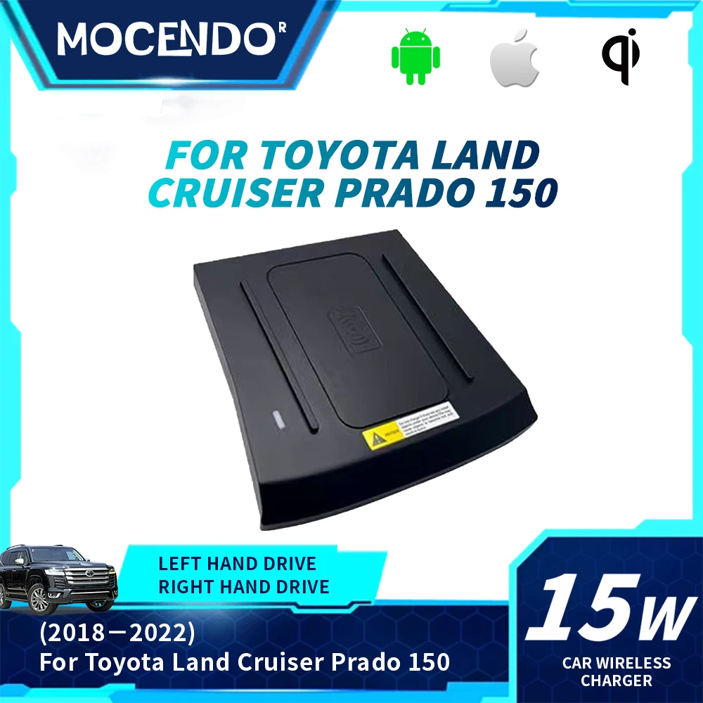 

For Toyota Prado 2018-2022 Wireless Charger Fast Mobile Phone 15W car charger adapter accesorios para auto