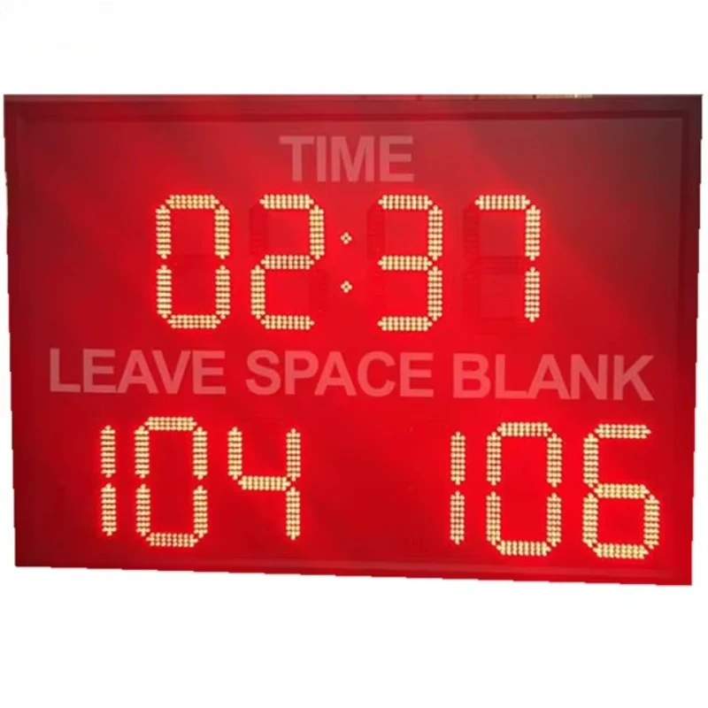 Portable Digital Scoreboard with Remote Electronic Tennis Score Board for Volleyball Basketball Football Baseball
