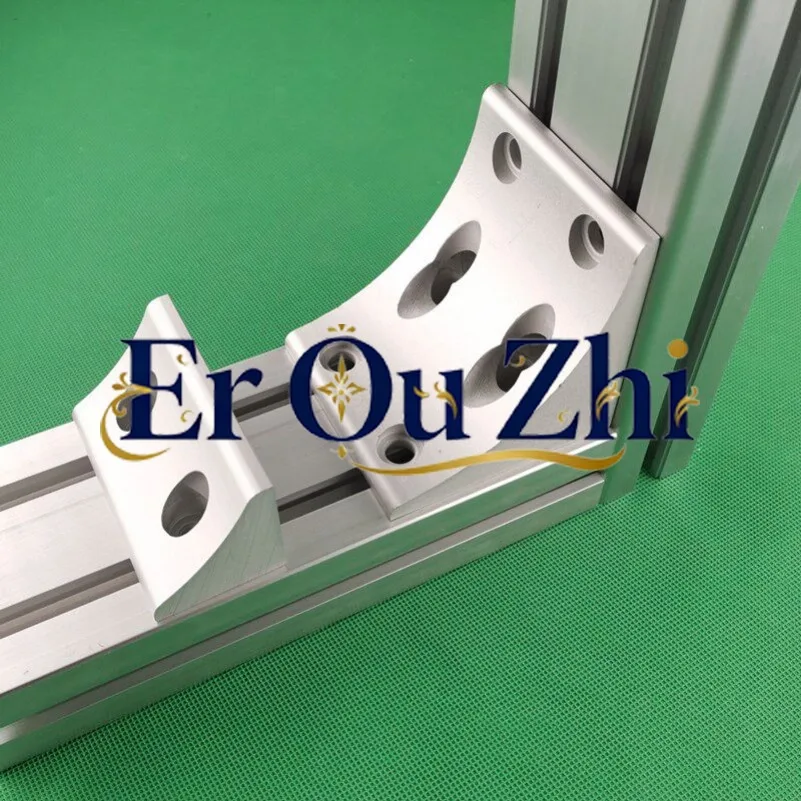 Aluminum profile extruded corner pieces, corner codes, vertical right angle parts, 20203030404045456060808090901001