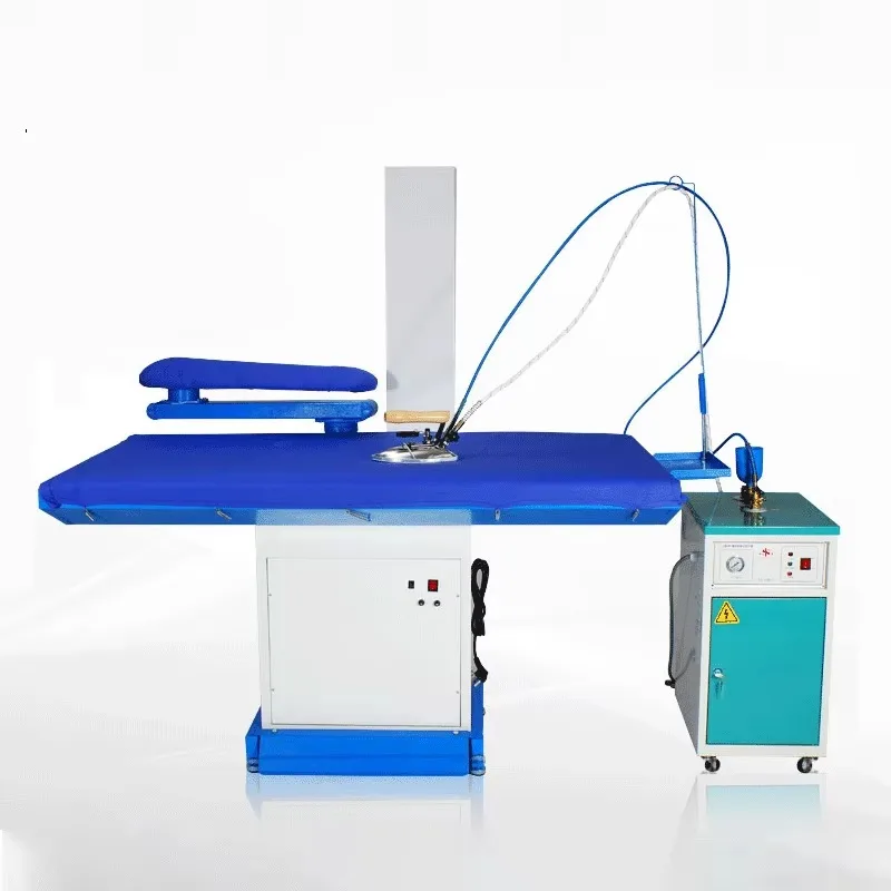 

【Popular】Kingsely Commercial Stainless Steel Steam Ironing Machine 550W 220V Batch/Continuous for Garment Factory Clothing Finis