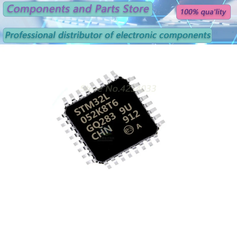 1PCS STM32L052K8T6 STM32L052K6T6 STM32L052K8 QFP32 STM32L052C8T6 STM32L052C8  QFP48 STM32L052R8T6 LQFP64  New Original Stock