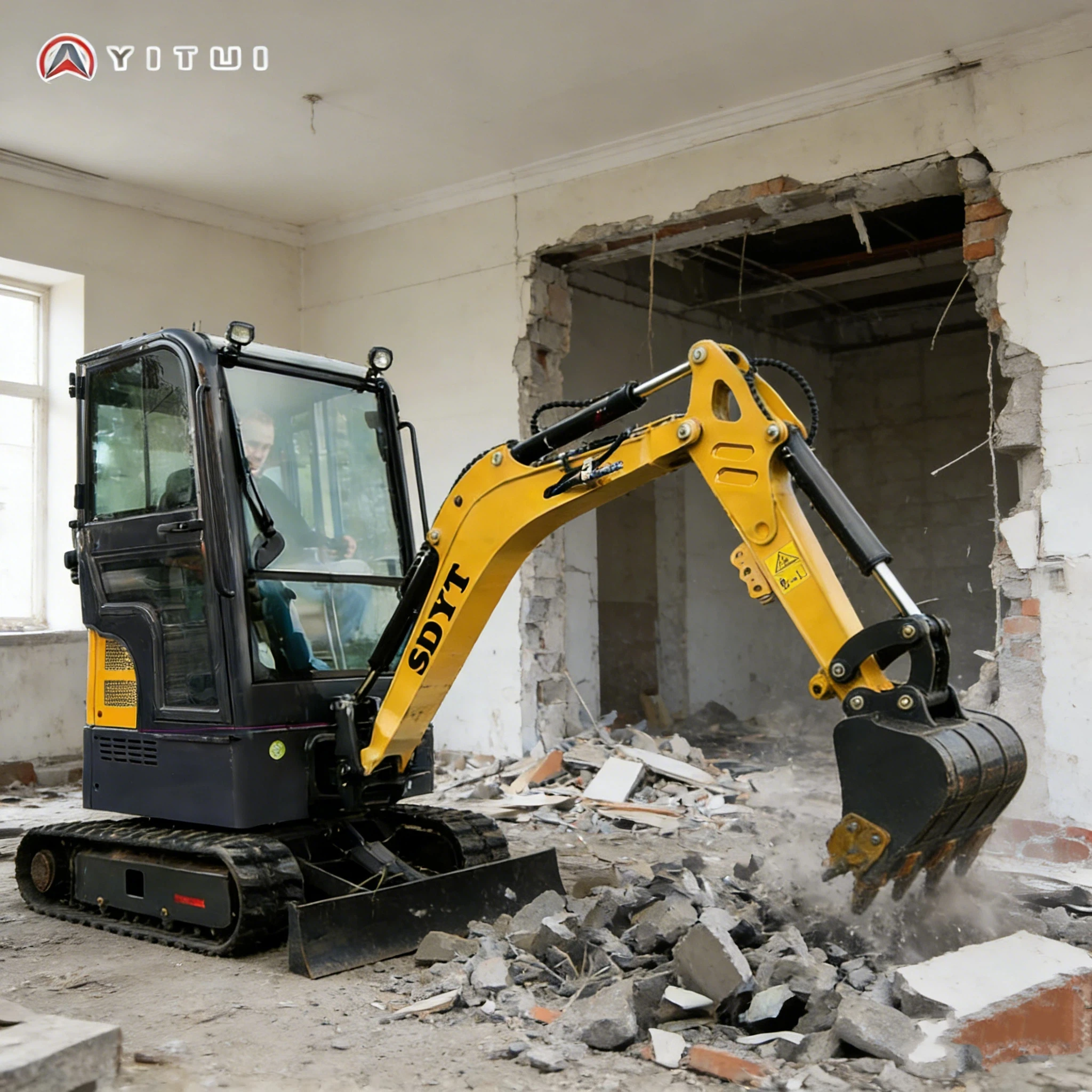 

Multifunctional Mini Excavator Garden Engineering Micro Digger Home & Farm Trenching Machine Customized