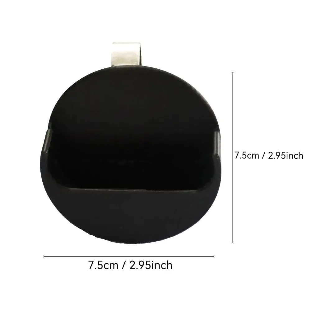 설치가 쉬운 블랙 자동차 선바이저 클립 홀더 다기능 선바이저 클립 수납함 내구성 있는 수납 공간