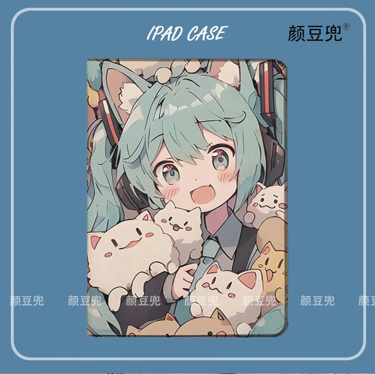 MIKU Hatsune Anime For iPad Air 4 5 Mini 5 6 Case Luxury Silicone For Pro 12.9 11 For iPad 10th Protective Shell Pro13 2024