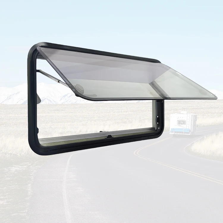 Caravan Window Trailer 1100*450 mm Flat Acrylic Glass Window for Used Car Replacement,Custom sizes