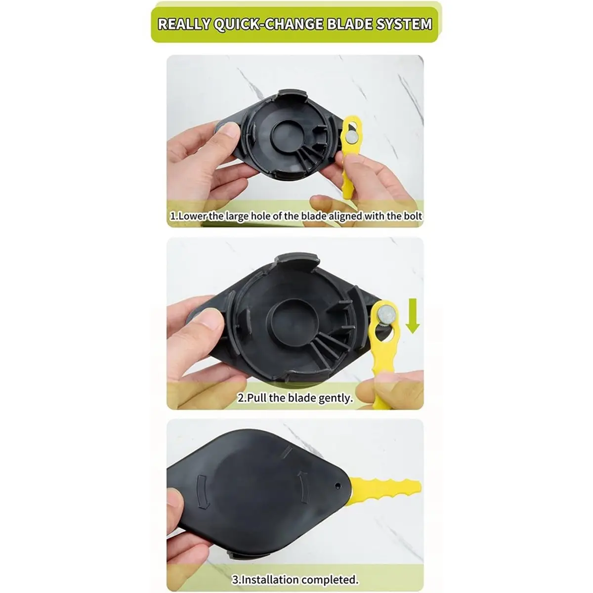 Top Sale Bladed Trimmer Head Compatible for String Trimmer 18V 24V Hybrid,AC052N1 Weed Eater Bladed Head ACFHRL2