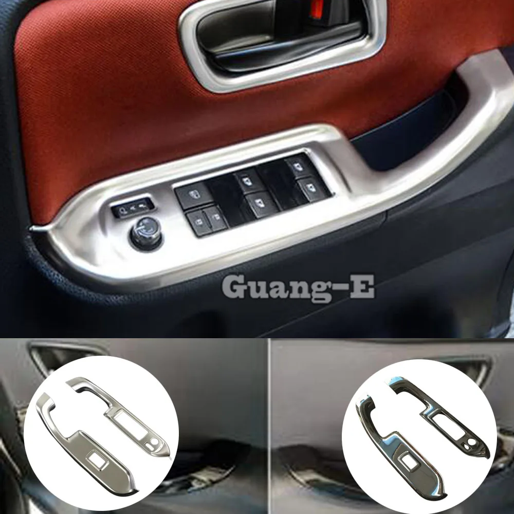 

Sticker Front Door Window Glass Panel Lift Switch Button Frame For Toyota Noah Voxy 80 Series 2015 2016 2017 2018 2019 2020 2021