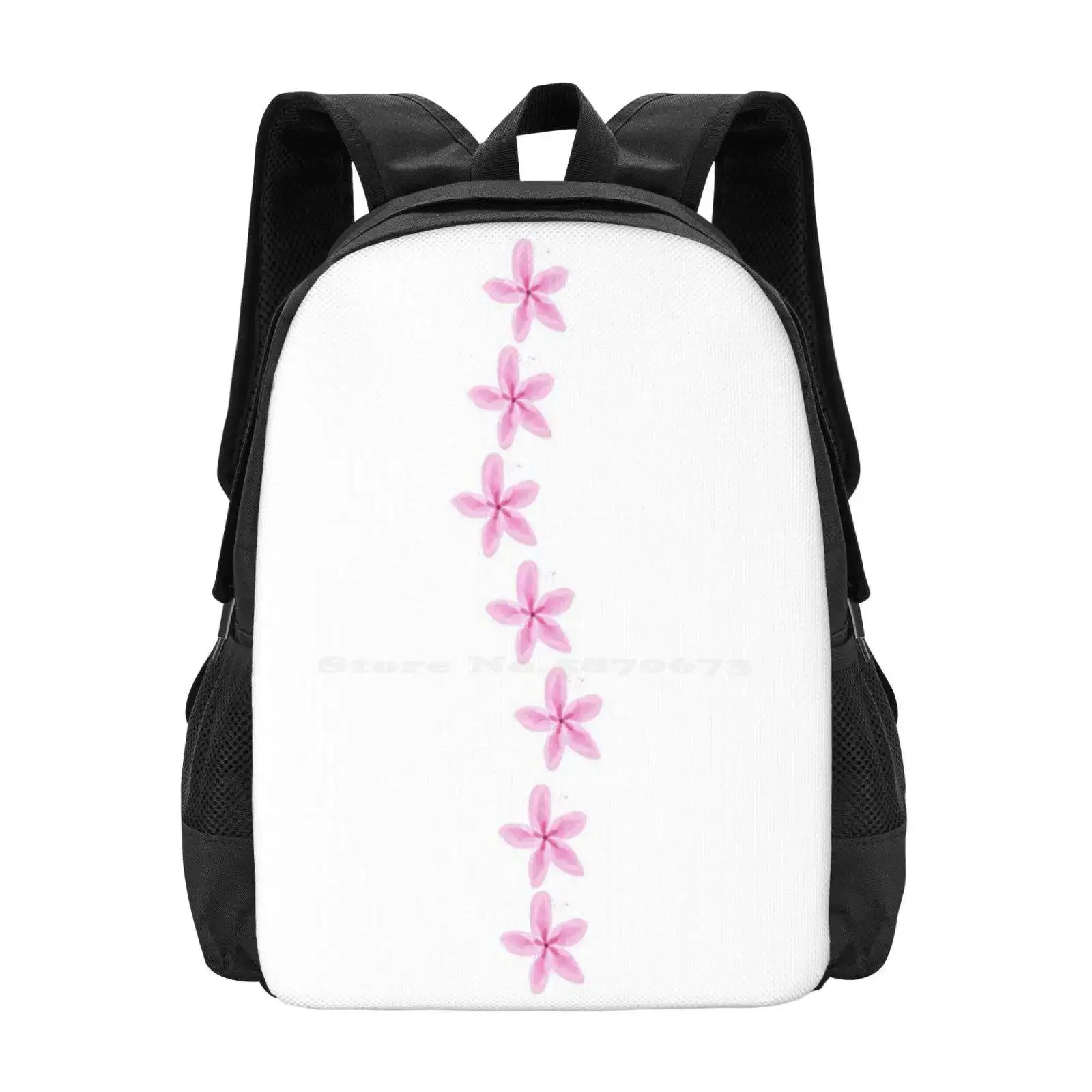 

Scoliosis S- Curve Floral Pink Hot Sale Schoolbag Backpack Fashion Bags Scoliosis Life Scoliosis Strong Scoliosis Meme