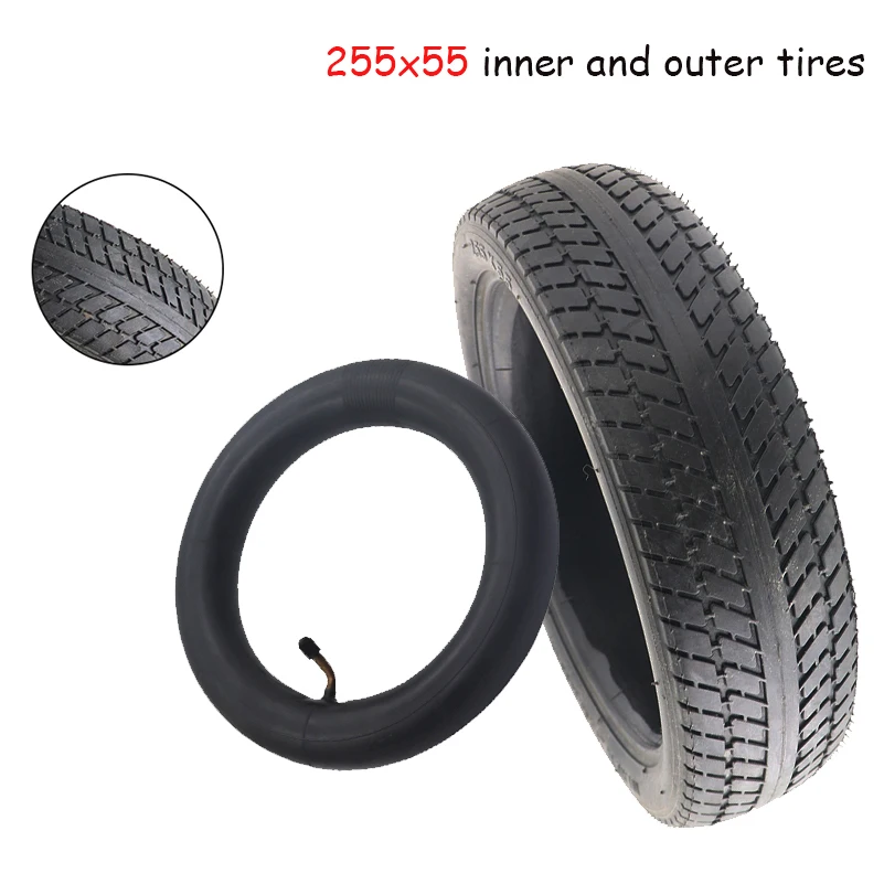

255x55 tyre and inner tube 255X55 children's tricycle tires Baby trolley tyres 3X2 (50-134) tires