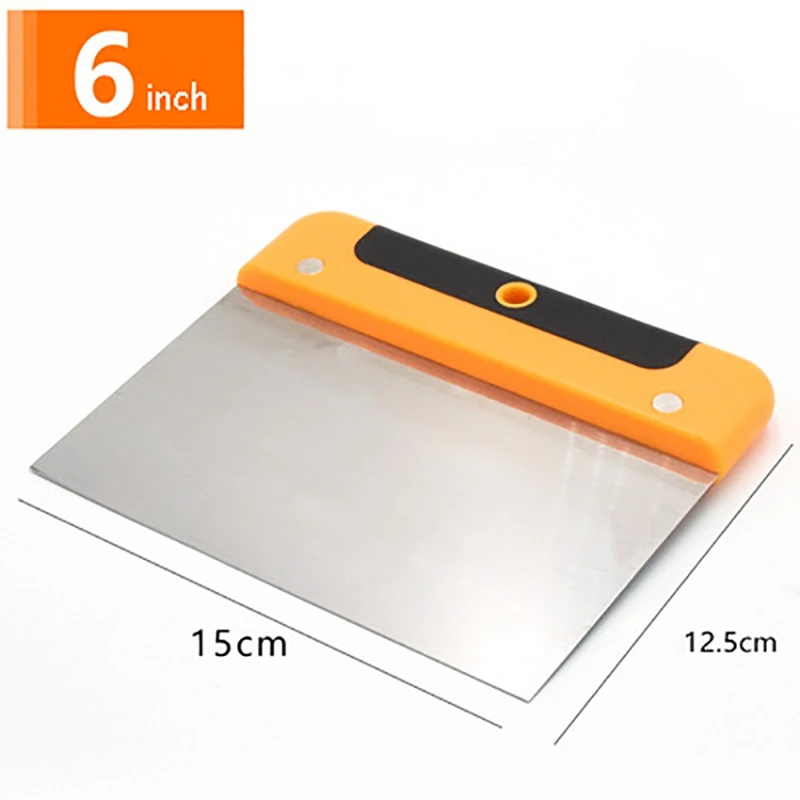 อุปกรณ์ทาสีเกียงโป๊วสีขนาด4/6/8/10นิ้วเครื่องมือขูดปูนฉาบวอลเปเปอร์ตกแต่งผนังขูด