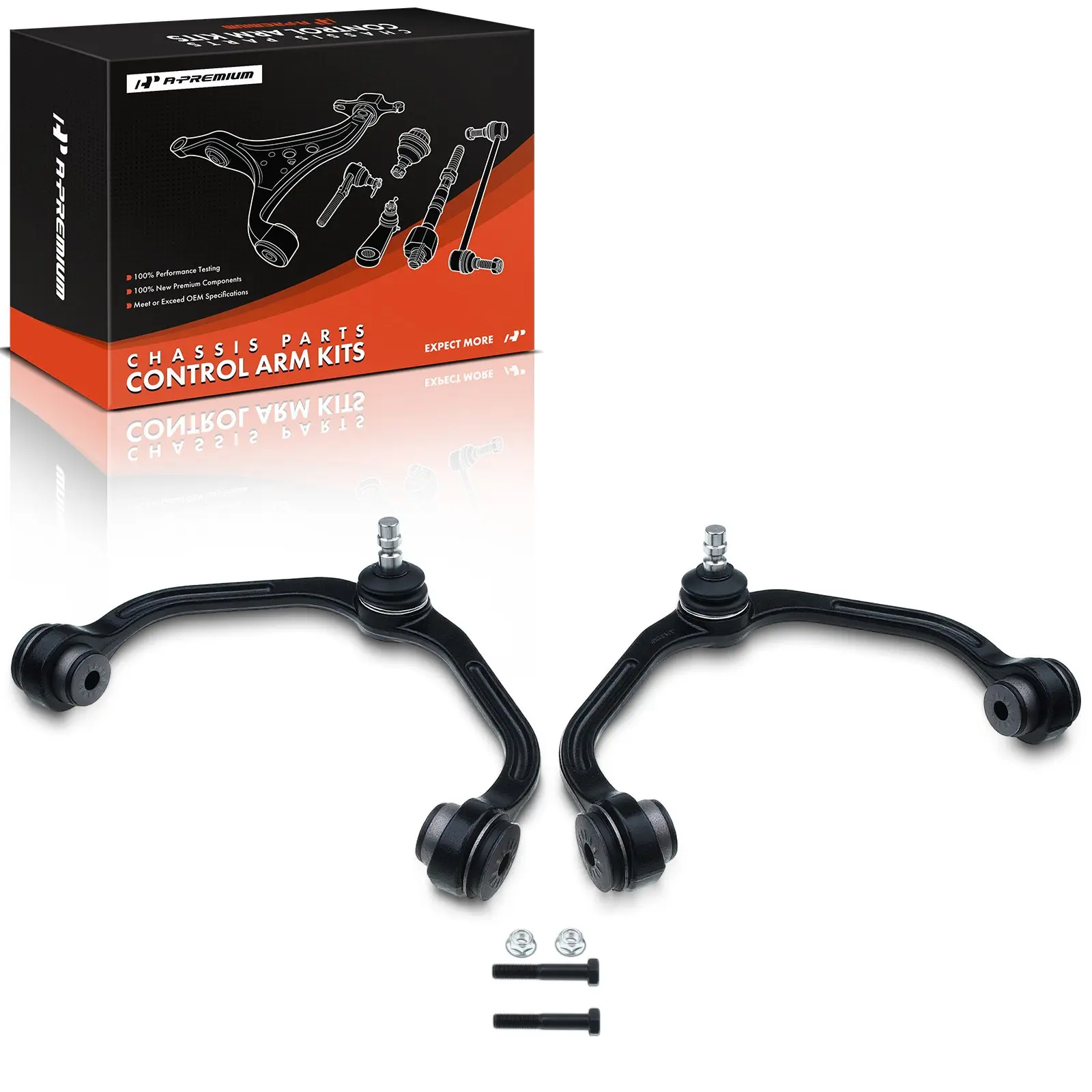 A-Premium 2x Front Upper Control Arm with Ball Joint for Ford Ranger 1998-2011 Mazda B2300 2001-2010 B2500 1998-2001 B3000 B4000