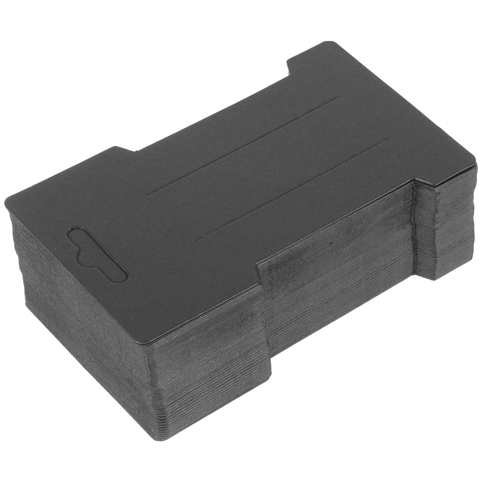 

SHINEOFI 100pcs Hairpin Display Cards Paper Supplies for Hair Accessories Organizers and Craft Storage