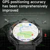 2025 HUIAWE GPS 스마트 시계 남성용 10ATM IP69K 방수 스마트 시계 나침반 고도계 기압계 1.43 ''AMOLED 팔찌 4