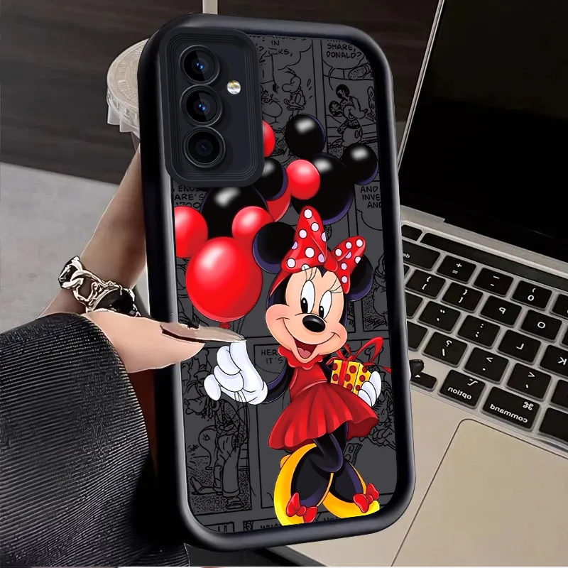 Minnie Mickey Case for Samsung Galaxy S24 S23 S22 S21 Ultra Plus S20 FE A54 A53 A52 A52S A51 A50 A50S A34 A33 A32 4G 5G Cover