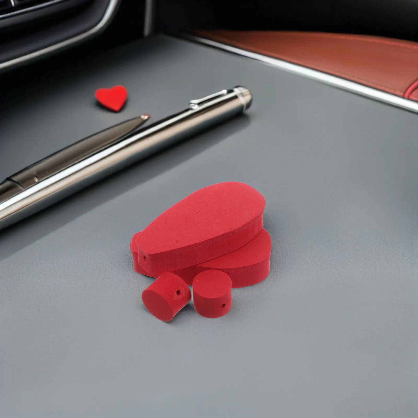 2Pcs Car Roof Antenna Covers Foam Ball Toppers Universal Vehicle Antenna Decoration Suv Truck Auto