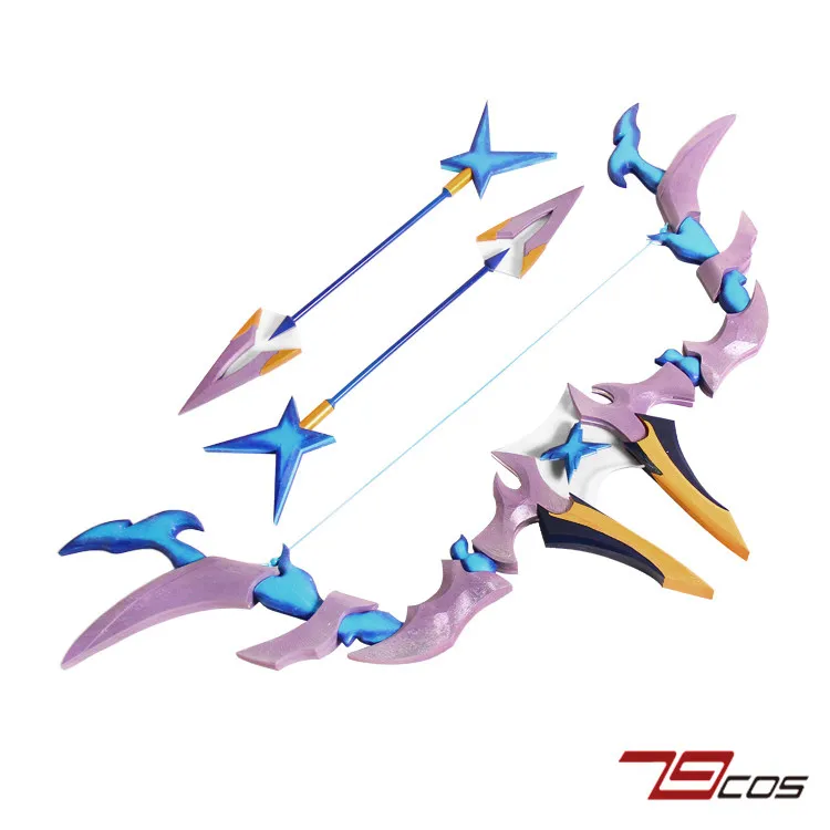 Ashe Prop Bow and Arrow Game League of Legends Cosplay Halloween Christmas Party Props for Comic Show